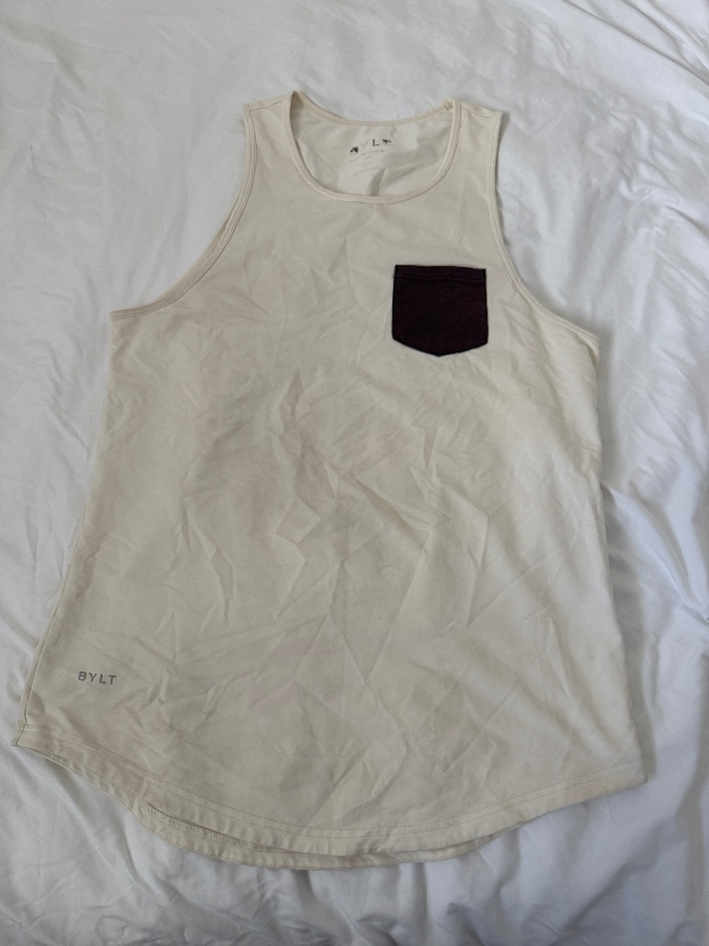 bylt drop cut pocket tank   size medium   details: -good condition  -no flaws